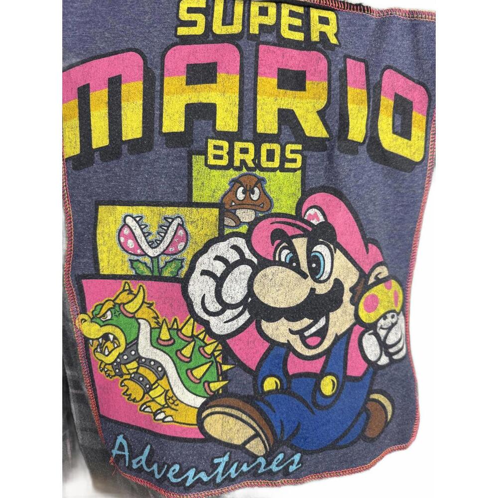 April 25th Flannels – Super Mario Bros‎ Upcycled Plaid Flannel | Unisex M - Picture 6 of 7